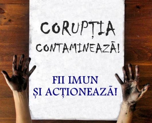Atenție! Virusul Corupția contaminează! 