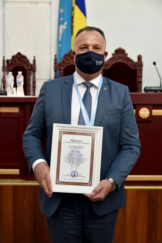 Emil Ceban - laureat al Premiului AȘM în domeniul medicinei „Constantin Țîbîrnă”
